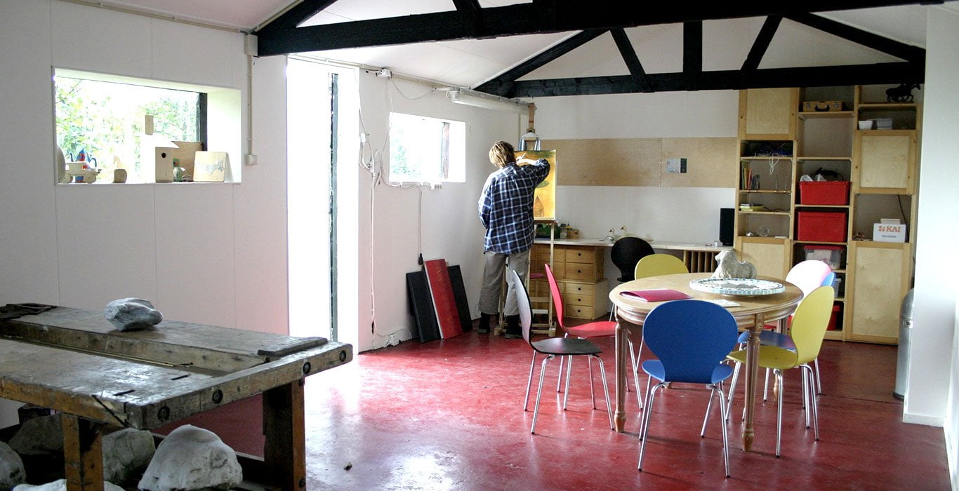 Creatief bezig zijn in het atelier